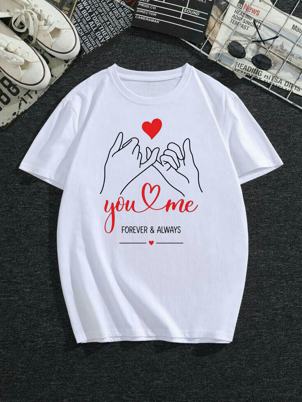 You & Me Forever Oversized T-Shirt