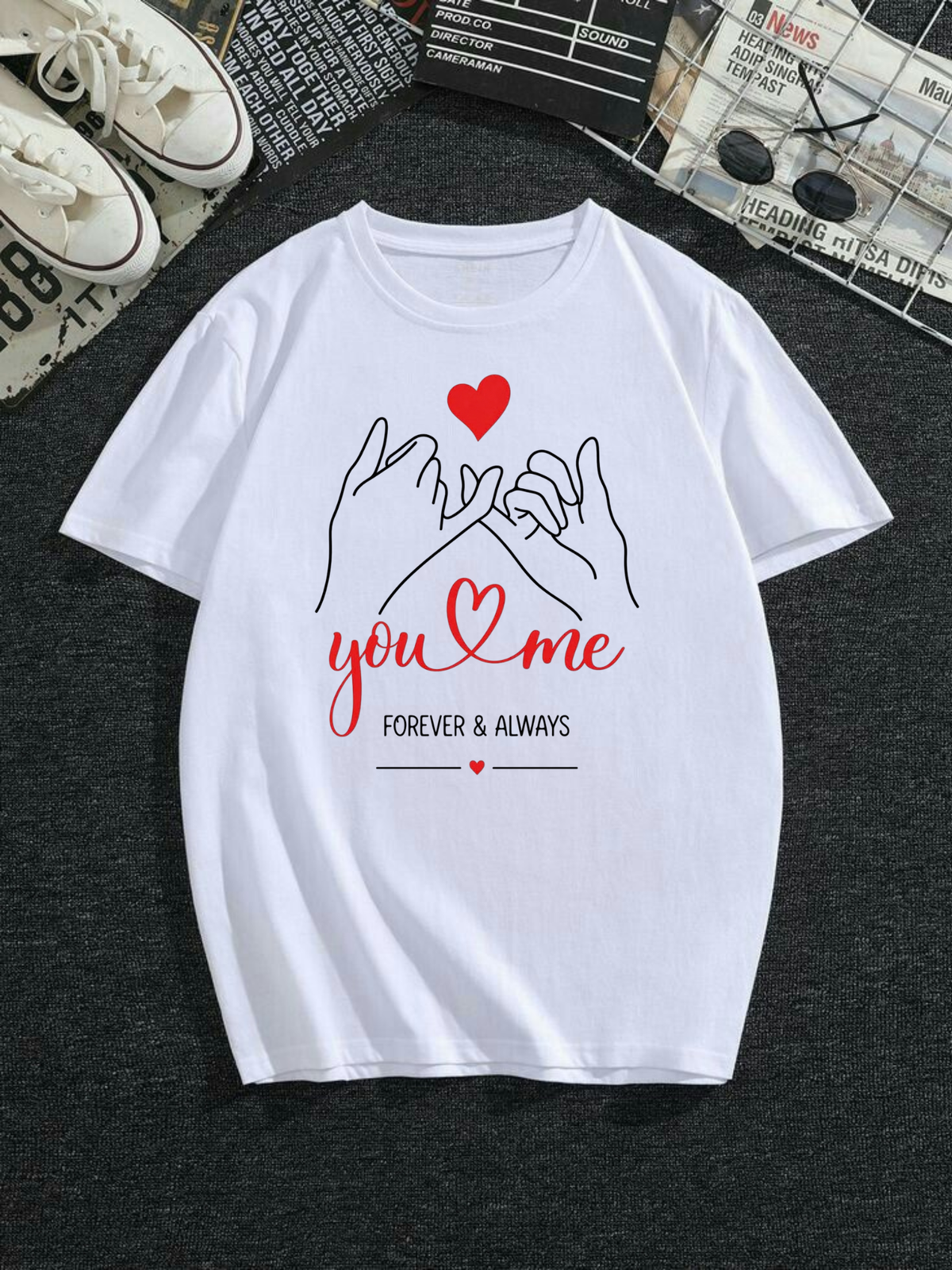 You & Me Forever Oversized T-Shirt