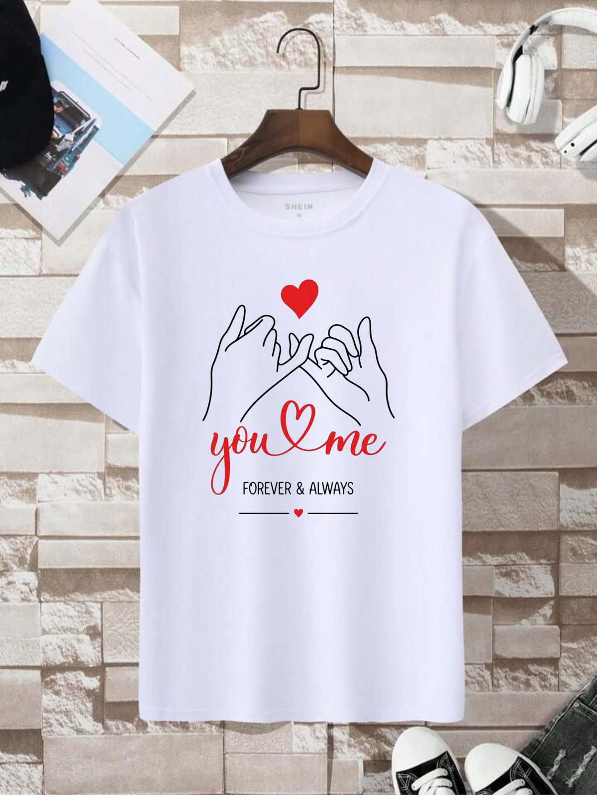 You & Me Forever Oversized T-Shirt