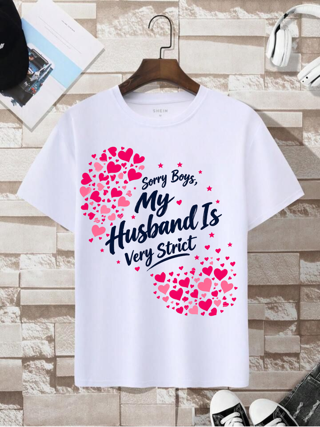My Husband Is Very Strict Oversized T-Shirt